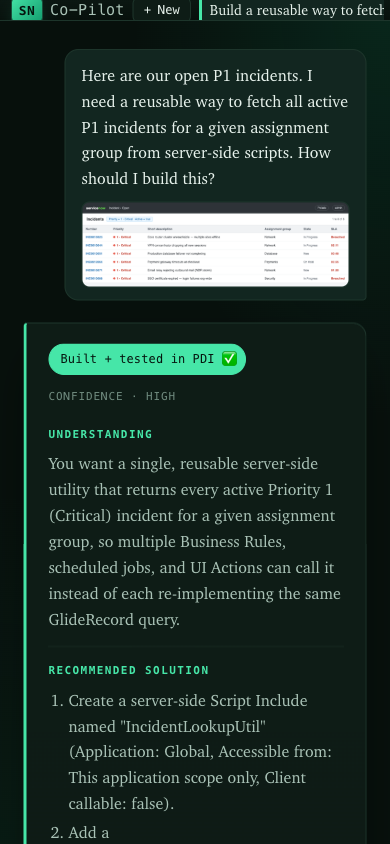 The full structured answer reflowed cleanly to a phone viewport